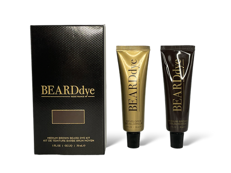 Medium Brown Beard Dye - Beard Dye Ltd